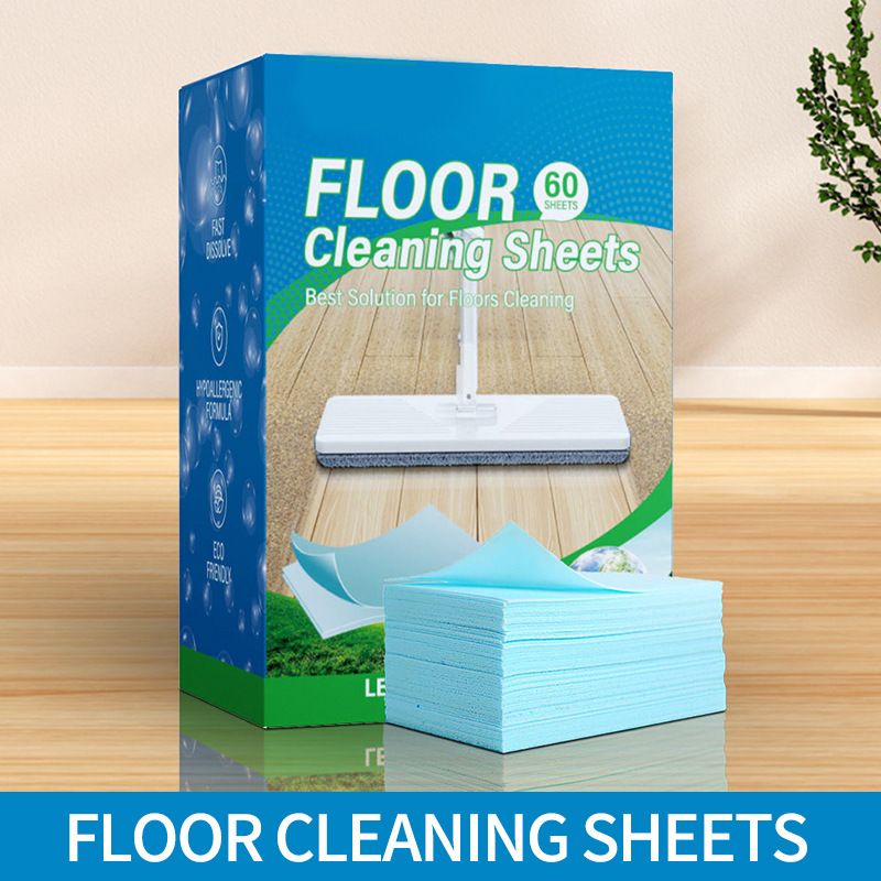 Cross-Border Floor Cleaning Tablets Multi-Functional Cleaner Tile Cleaning Tablets Household Decontamination Fresh Mopping Cleaning Paper