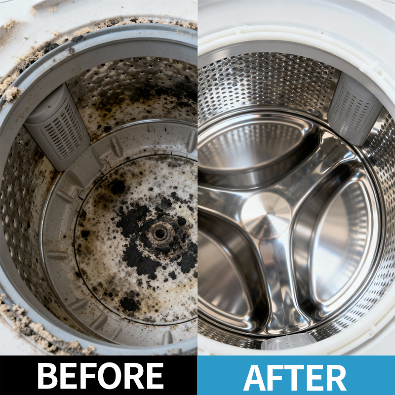 Cross-Border Washing Machine Detergent Washing Machine Effervescent Tablets Decontamination And Descaling Washing Machine Fully Automatic Effervescent Detergent