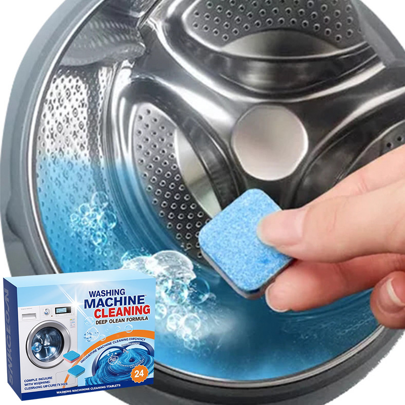 Cross-Border Washing Machine Detergent Washing Machine Effervescent Tablets Decontamination And Descaling Washing Machine Fully Automatic Effervescent Detergent