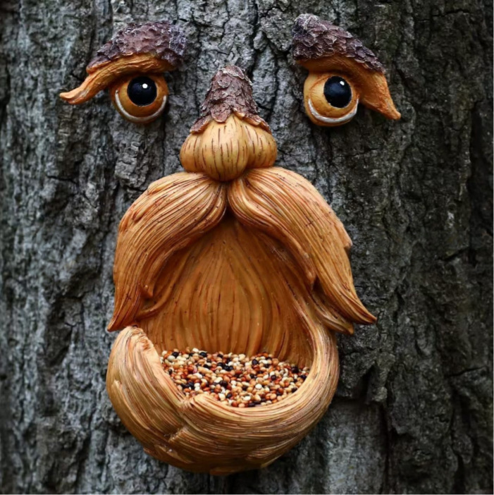 Bird feeder resin craft ornament garden
