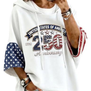 Limited-time 50% off 250th Anniversary Halloween 3D Printed Long-Sleeve Hooded T-Shirt