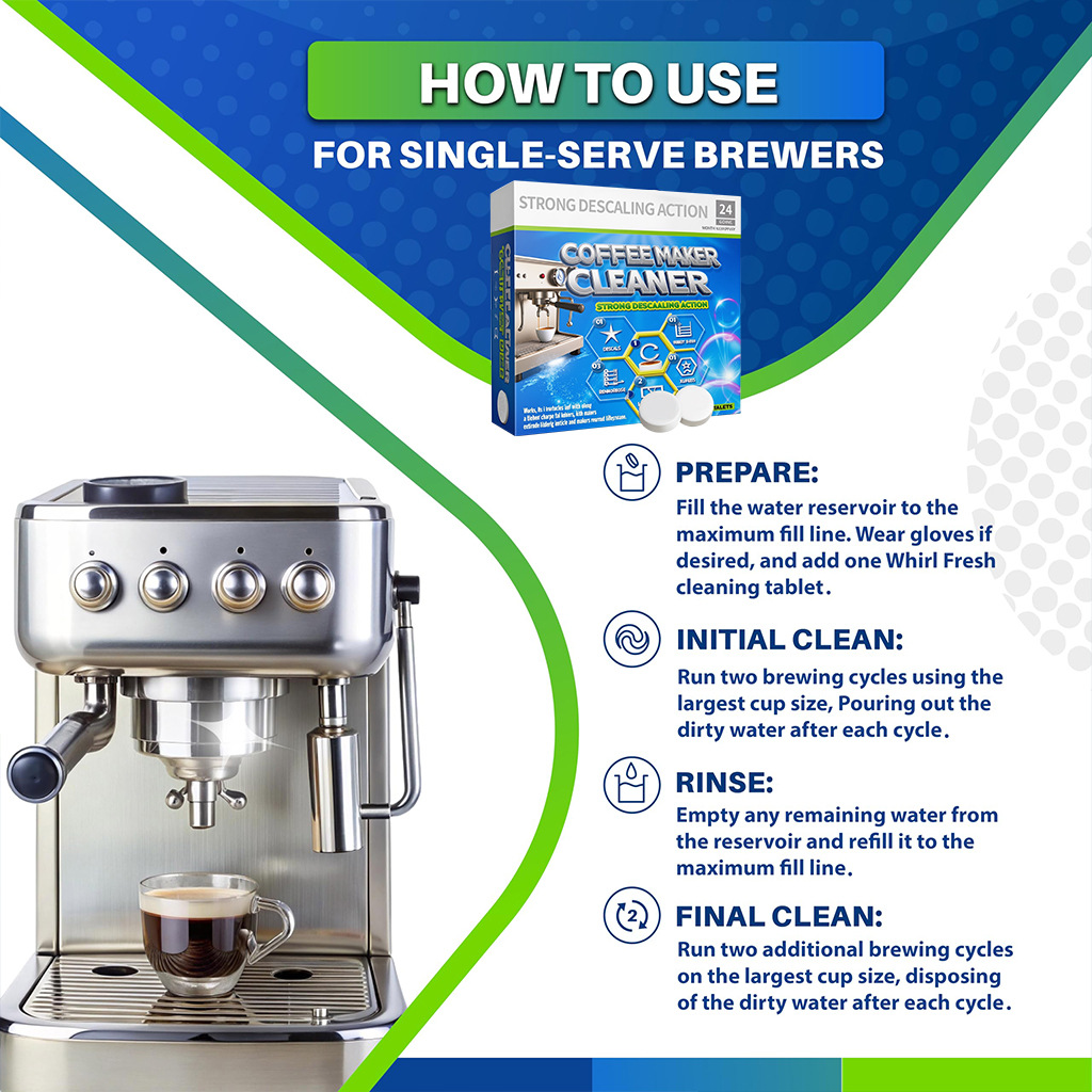 Cross-Border Coffee Machine Cleaner, Coffee Machine Effervescent Tablets, Tea Stains, Coffee Stains, Scale Cleaning And Care, Universal Coffee Machine