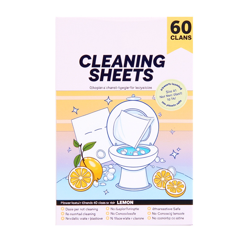 Cross-Border Toilet Cleaning Paper Septic Tank Safe Toilet Cleaner Remove Stains And Urine Scale Portable Toilet Cleaning Tablets