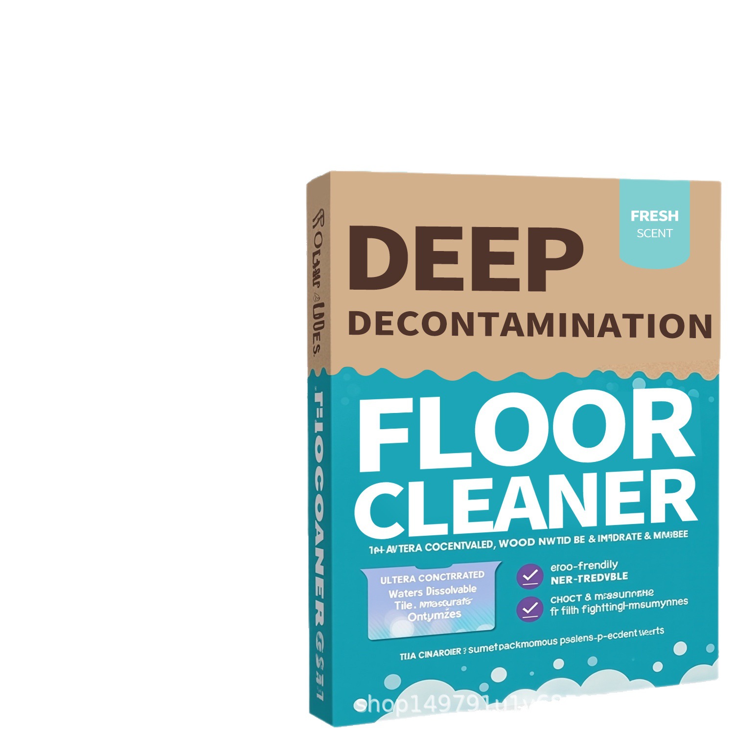 Cross-Border Floor Cleaner Household Multi-Functional Decontamination Fresh Floor Cleaning Paper Non-Dirty Hands Portable Cleaning Tablets