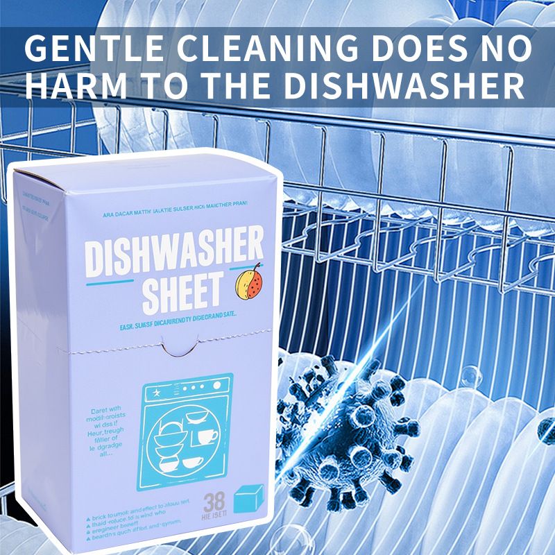 Cross-Border Dishwasher Detergent Dishwasher Cleaning Three-In-One Cleaning Instant Cleaning Tablets Microwave Oven Cleaning