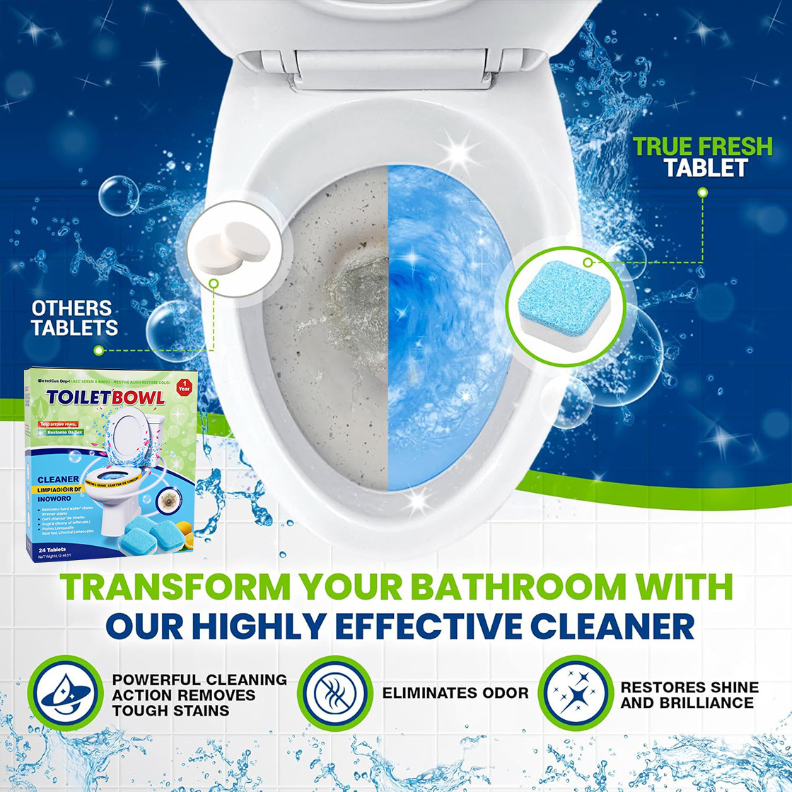 Cross-Border Toilet Cleaner, Toilet Effervescent Tablets, Urine Scale Removal Toilet Cleaning Tablets, Toilet Cleaning Spirit, Household Toilet Cleaning Tablets