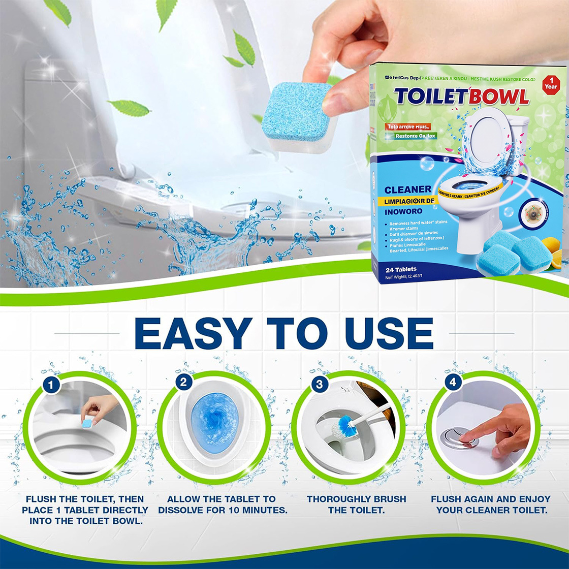 Cross-Border Toilet Cleaner, Toilet Effervescent Tablets, Urine Scale Removal Toilet Cleaning Tablets, Toilet Cleaning Spirit, Household Toilet Cleaning Tablets