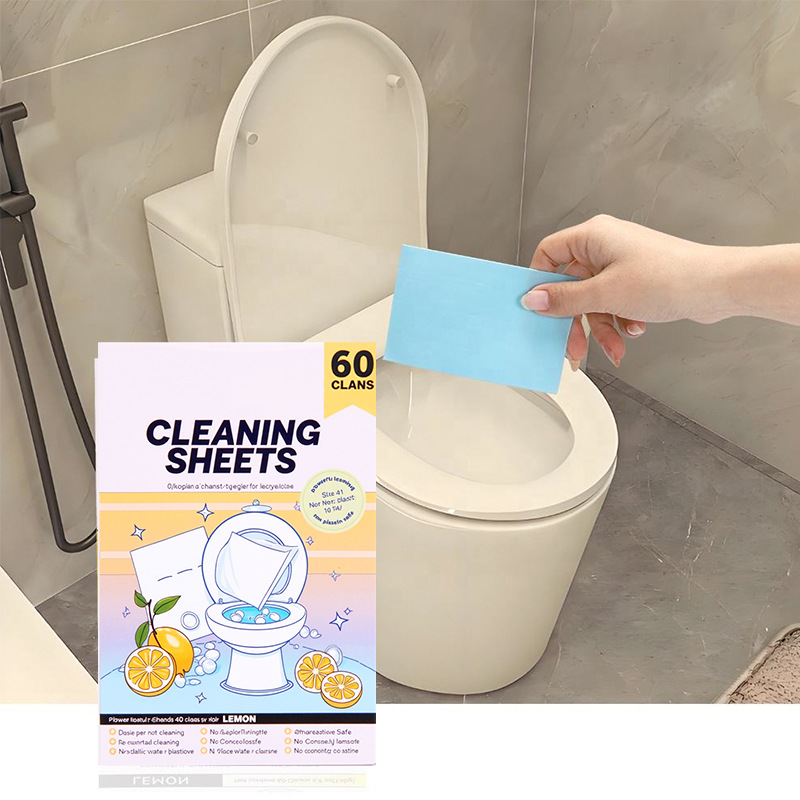 Cross-Border Toilet Cleaning Paper Septic Tank Safe Toilet Cleaner Remove Stains And Urine Scale Portable Toilet Cleaning Tablets