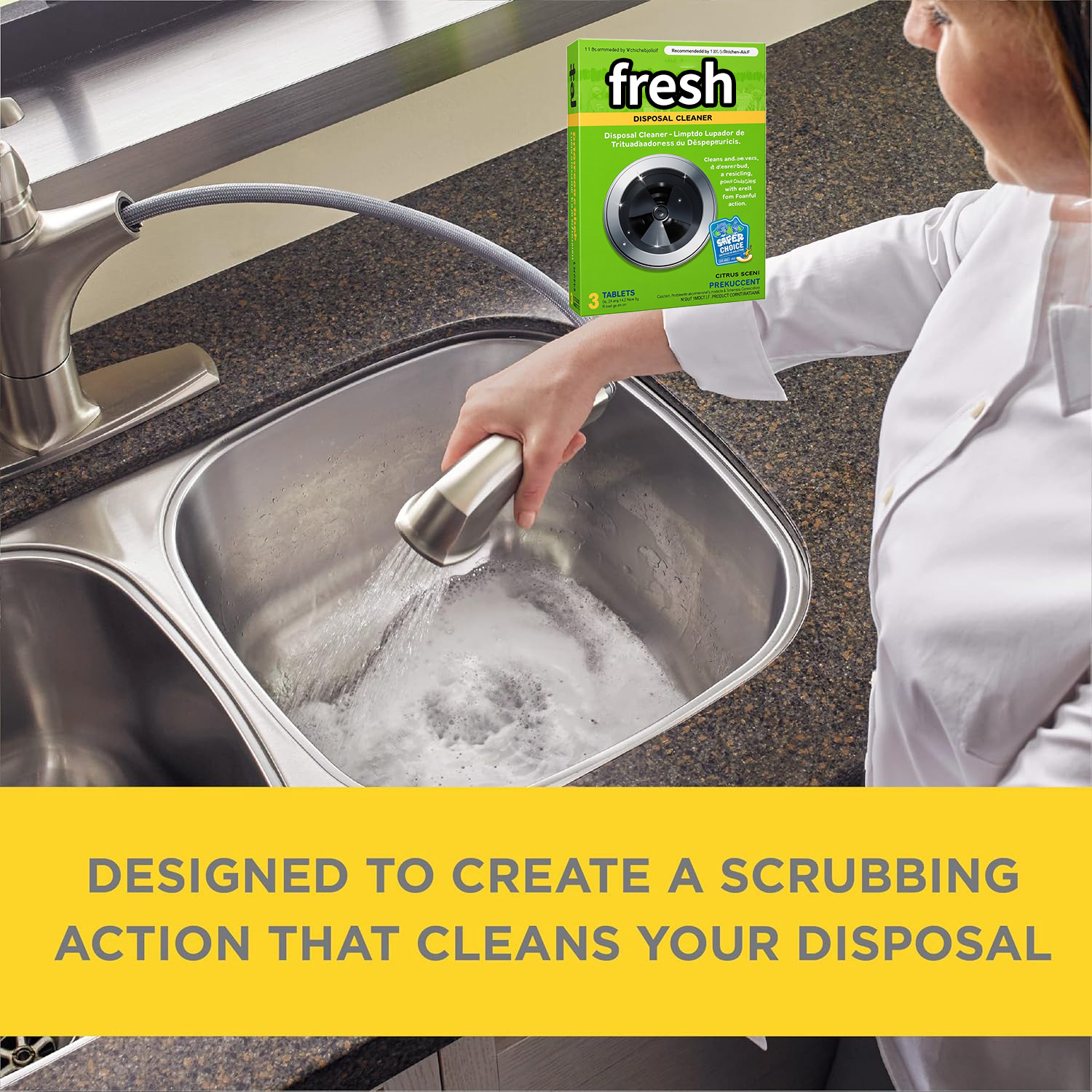 Cross-Border Garbage Disposer Cleaning Tablets To Remove Residue And Deodorize Sink Garbage Disposer Cleaning Drain Cleaning Care