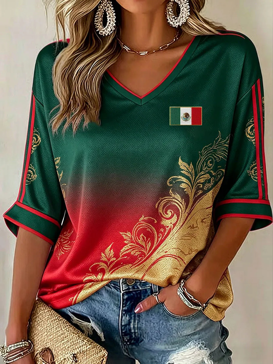 2026 World Cup Jersey T-Shirt, Casual Short Sleeve for Daily Streetwear