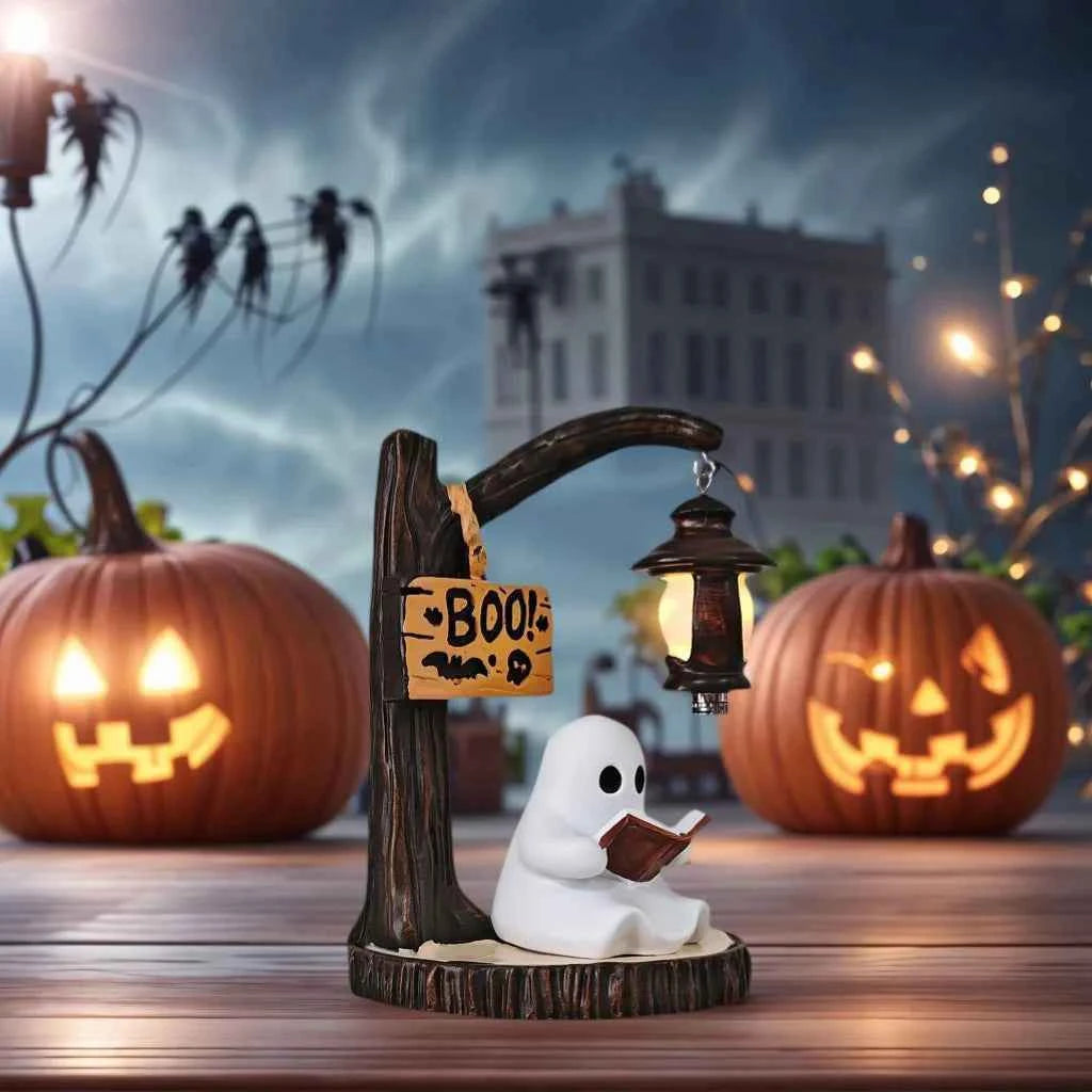 Creative Cute Ghost Night Light Ornaments to Add Warmth to Your Home