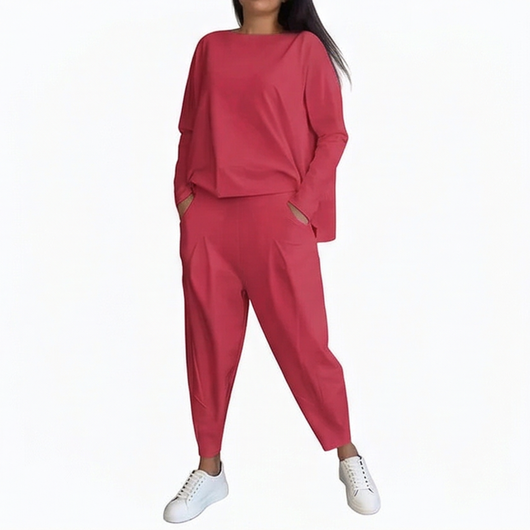 Soft Cotton Two Piece Lounge Set