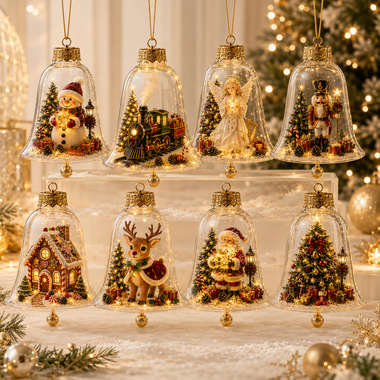 🔥Limited time 49% OFF -✨🎄 Glowing Christmas Story Ornament – Light-Up Mini Holiday Scene