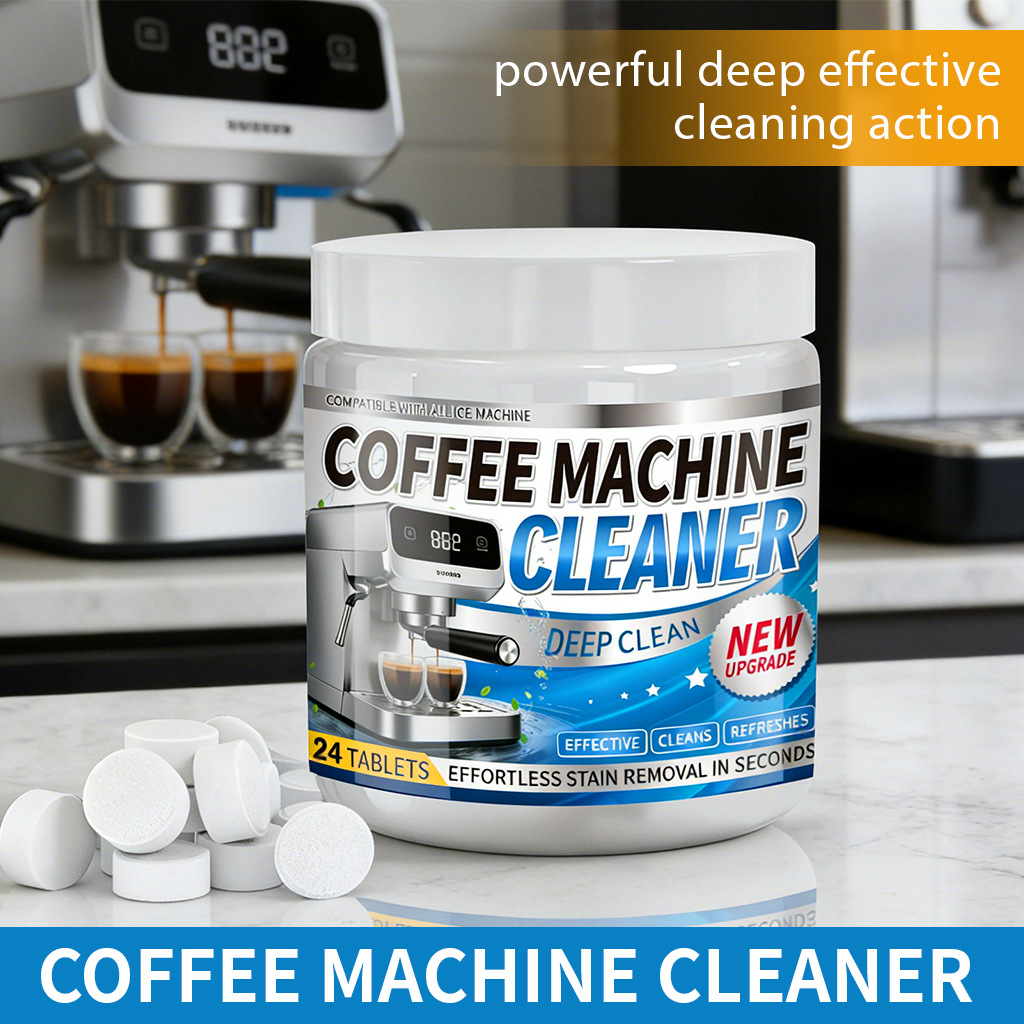 Coffee Machine Cleaning Tablets, Gentle Cleaning Coffee Machine Stains, Tea Stains And Scale Cleaning Tablets, Portable Cleaning Effervescent Tablets