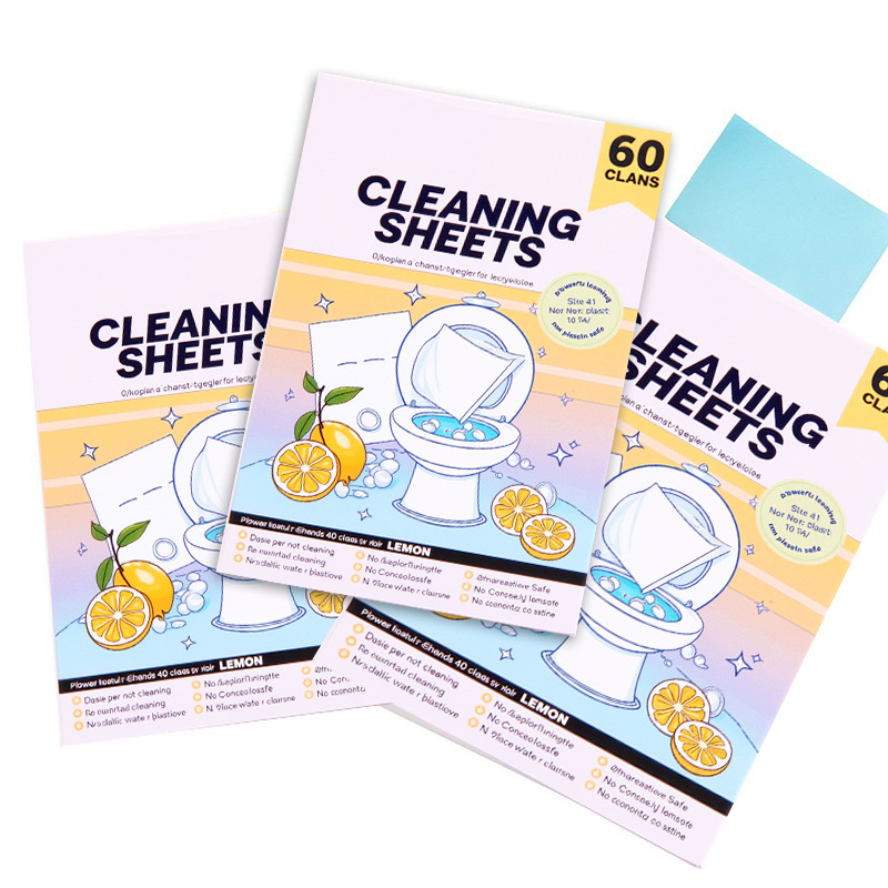 Cross-Border Toilet Cleaning Paper Septic Tank Safe Toilet Cleaner Remove Stains And Urine Scale Portable Toilet Cleaning Tablets