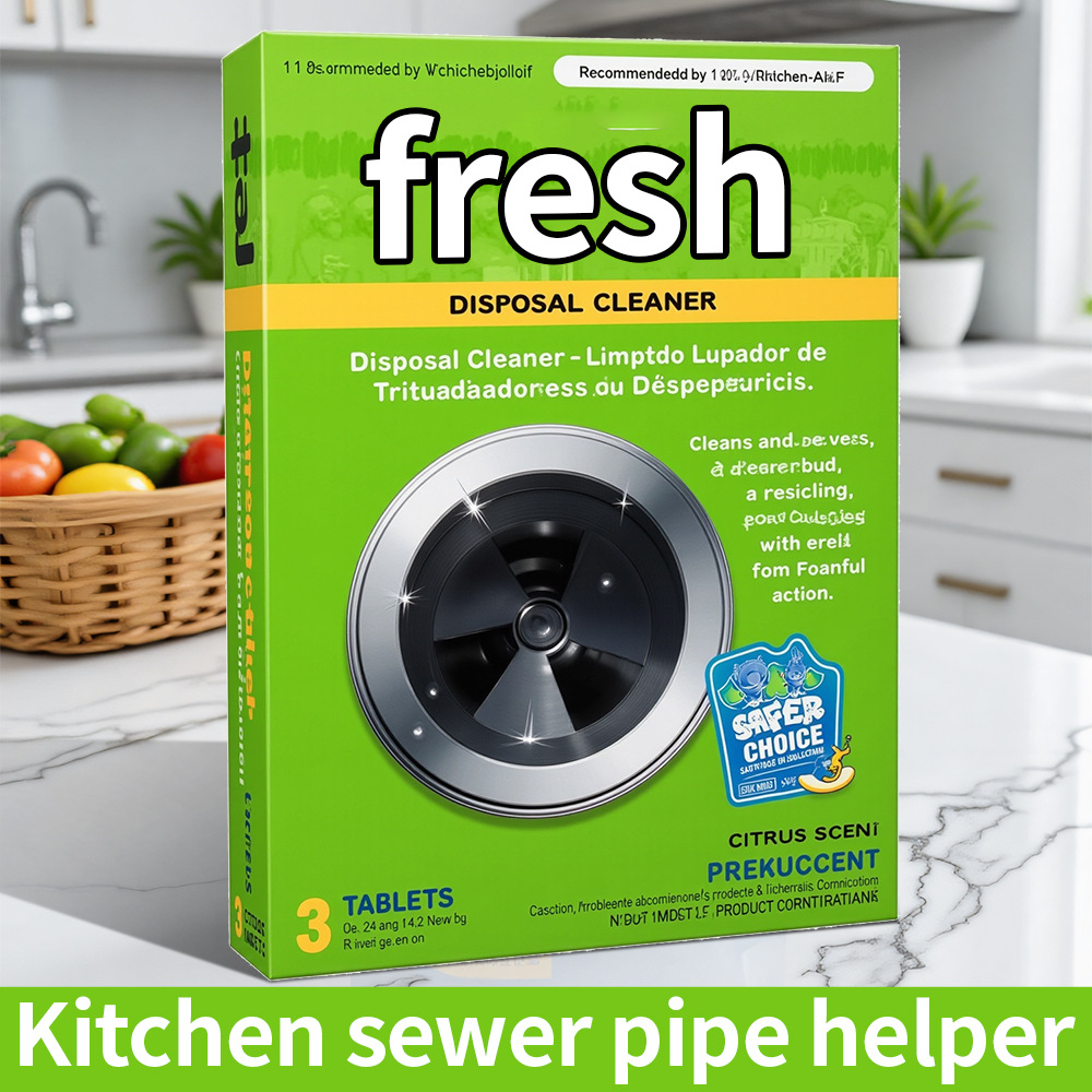 Cross-Border Garbage Disposer Cleaning Tablets To Remove Residue And Deodorize Sink Garbage Disposer Cleaning Drain Cleaning Care