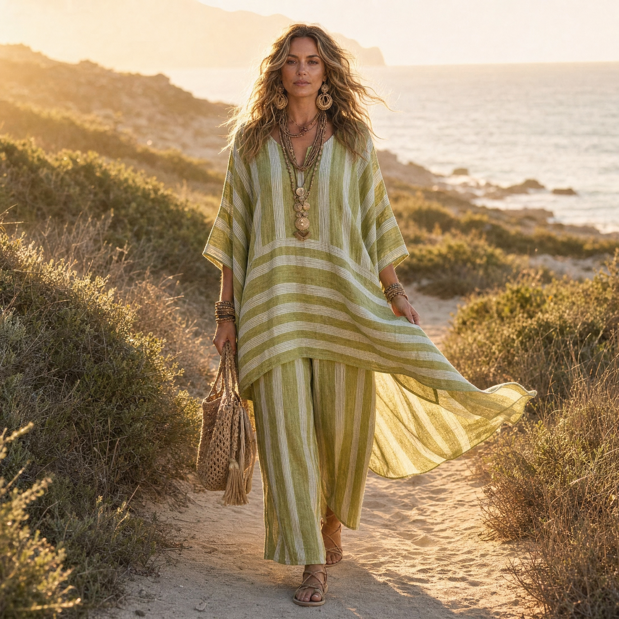 Iluma™ – Boho Tunic & Wide-Leg Set