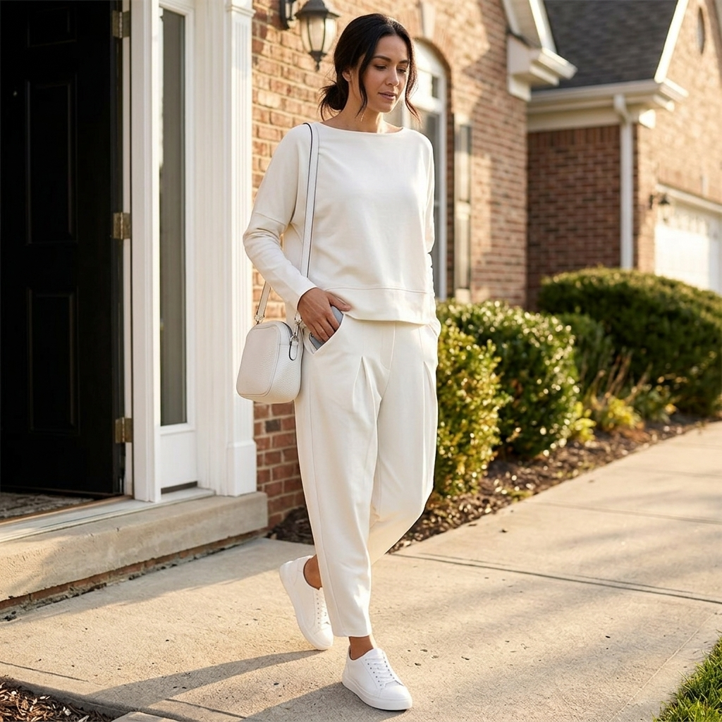 Soft Cotton Two Piece Lounge Set