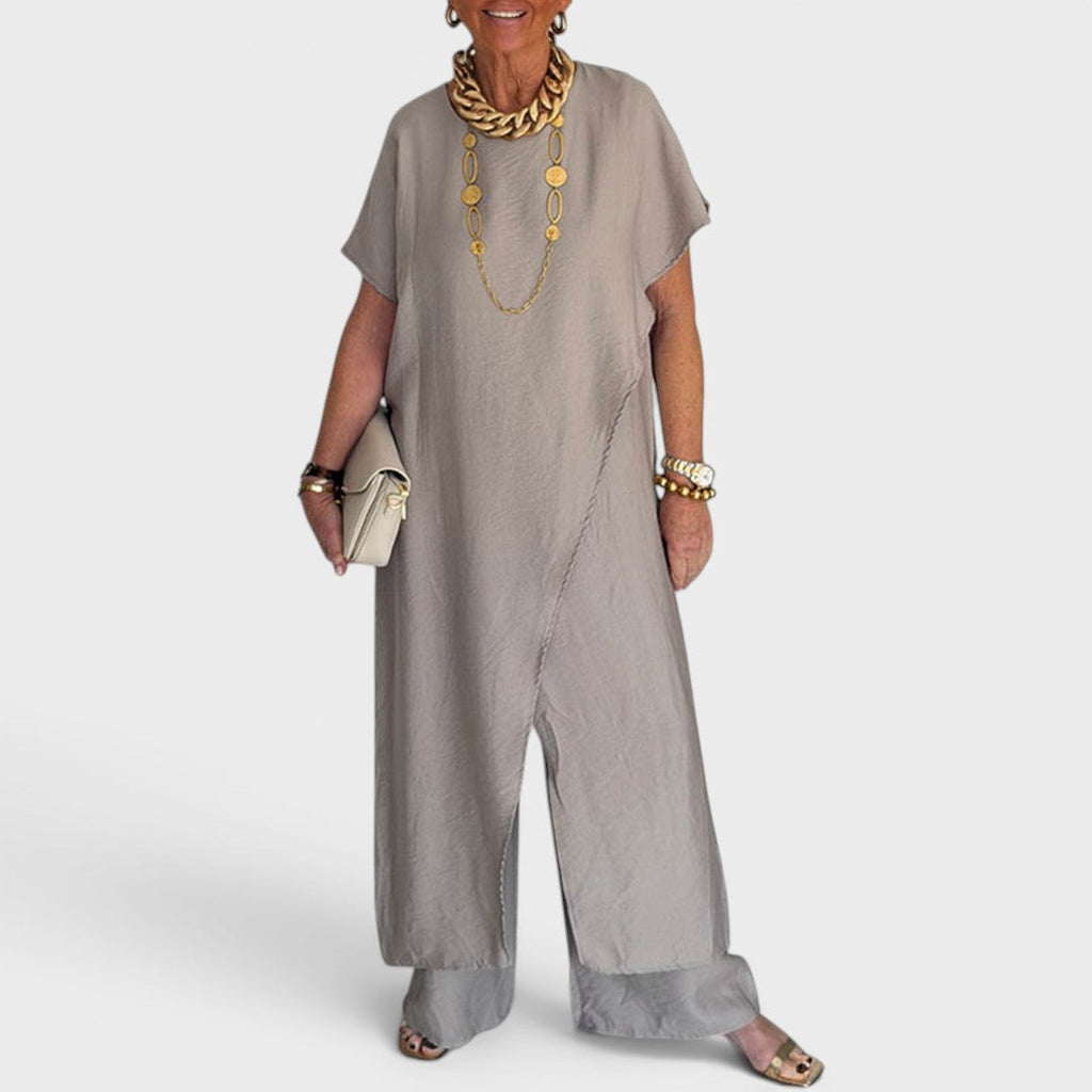Roseth - Set consisting of a layered tunic and wide-legged trousers