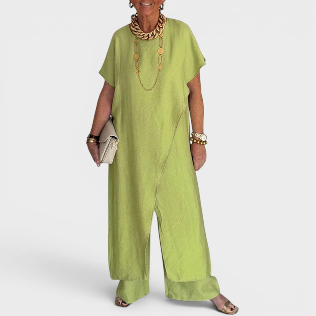 Roseth - Set consisting of a layered tunic and wide-legged trousers