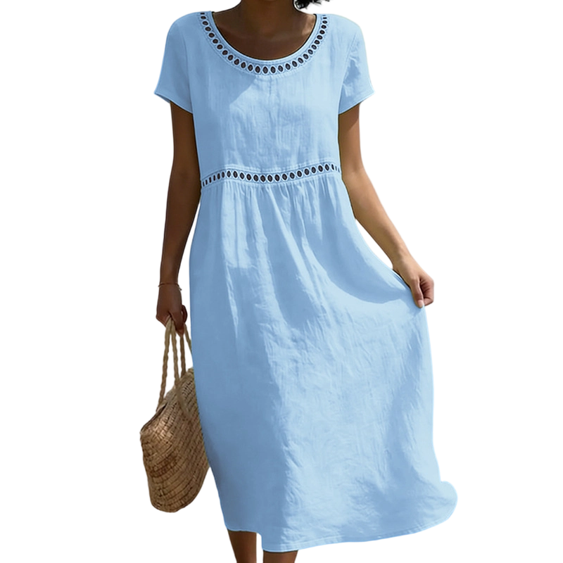 Tarsha – Elegant linen midi dress