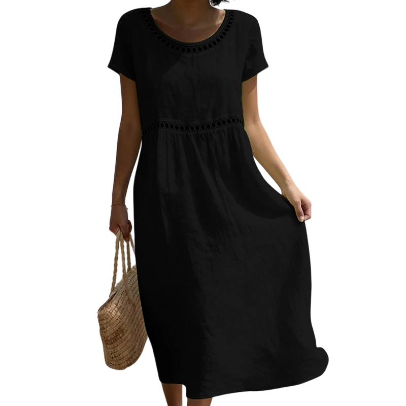 Tarsha – Elegant linen midi dress