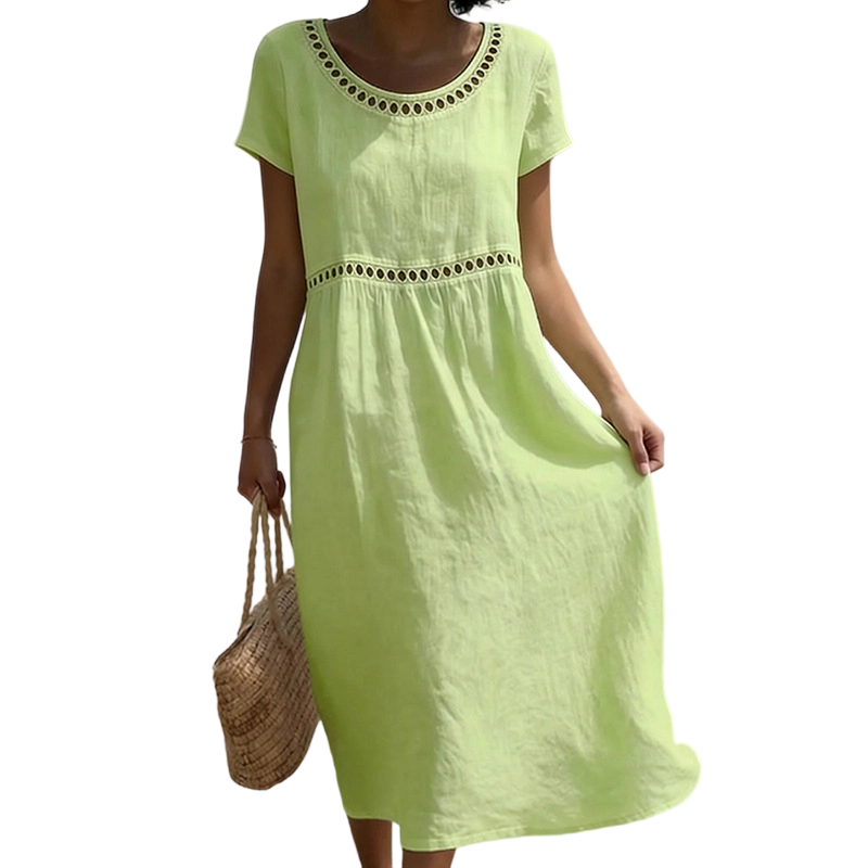 Tarsha – Elegant linen midi dress