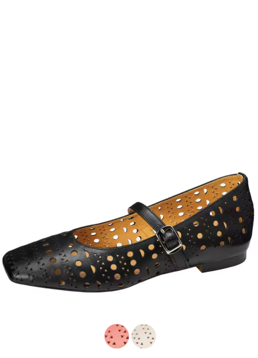 Square-toe sandals