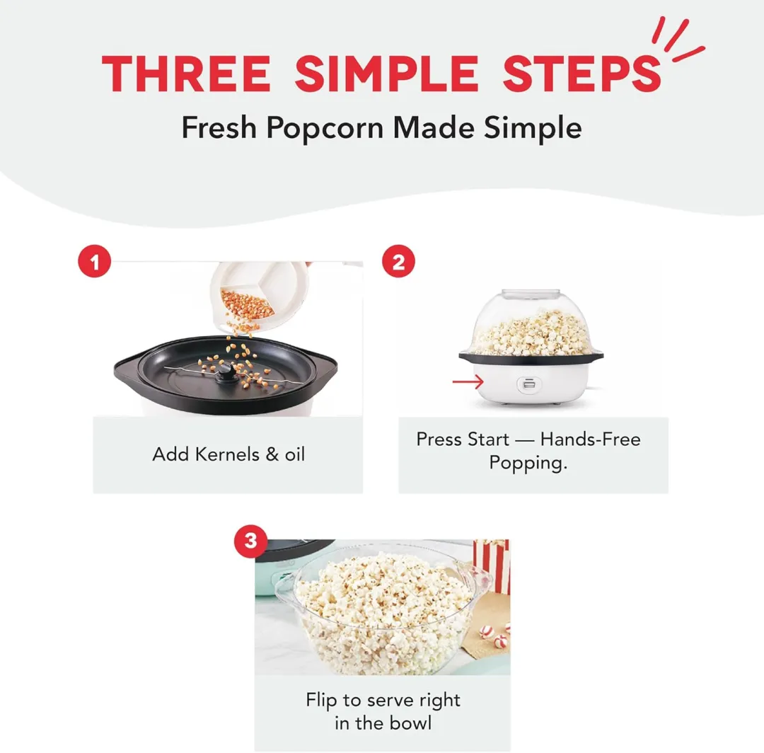 Saranata Stirring Popcorn Maker 