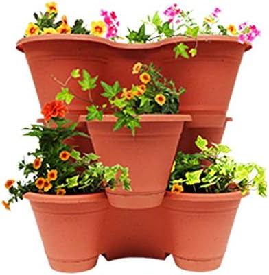 Three-Tier Stackable Vertical Planter