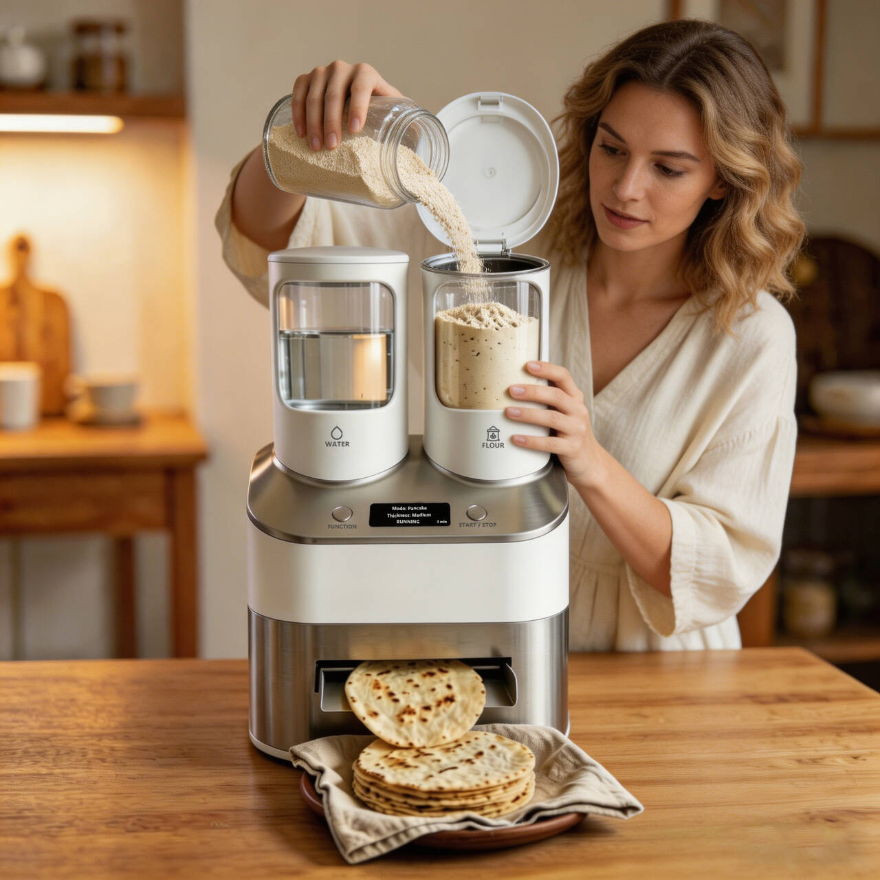 Saranata Automatic Thin Pancake Making Machine