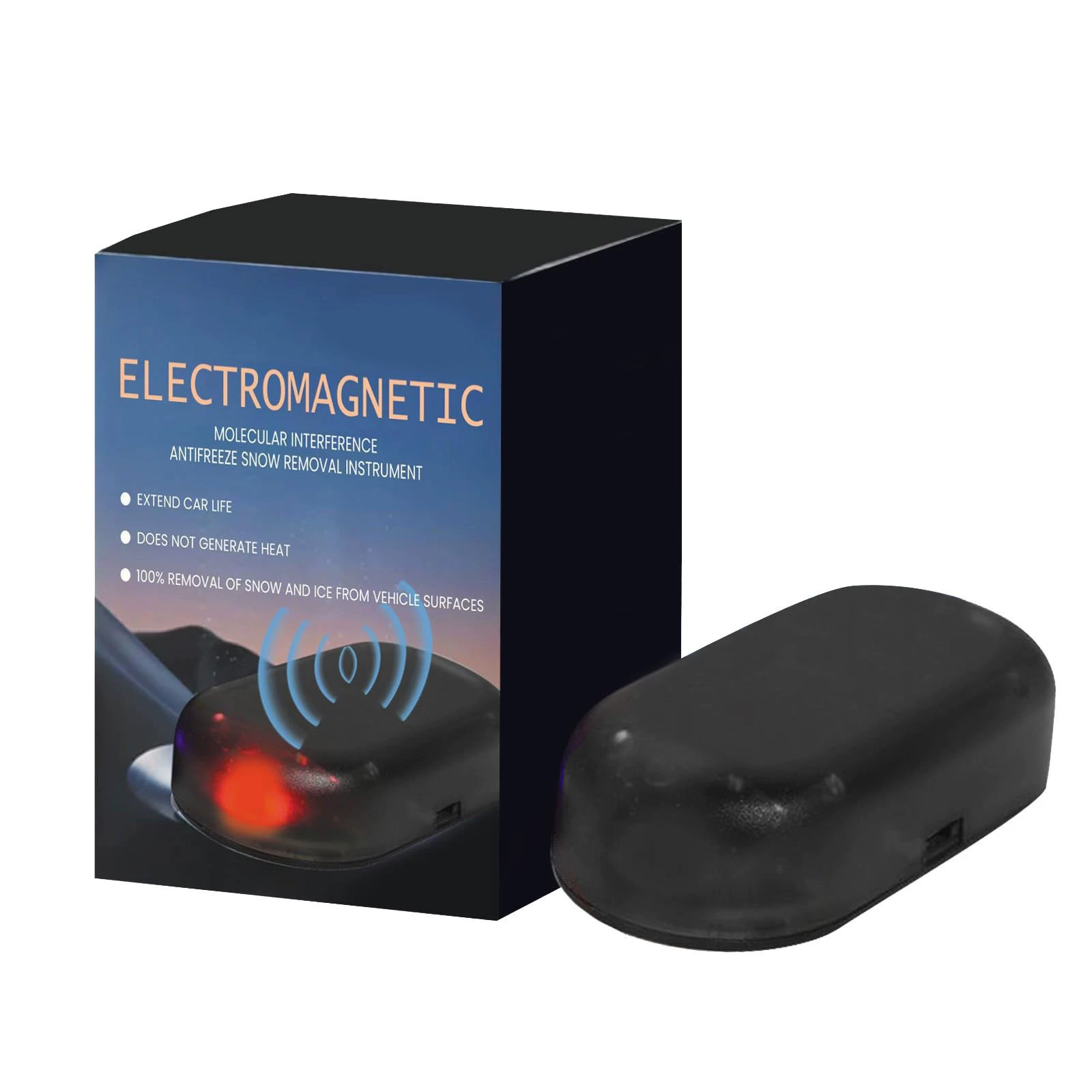 Automobile Windshield Snow-Melting Device