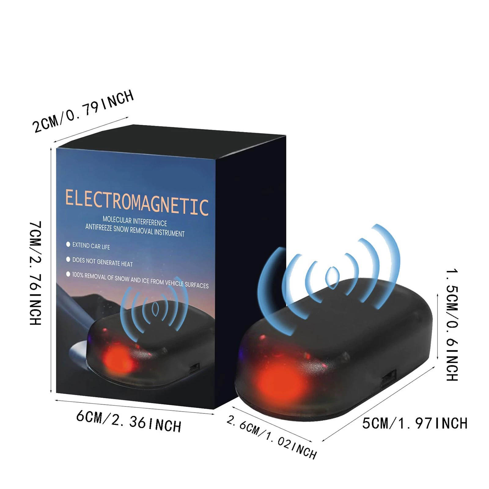 Automobile Windshield Snow-Melting Device