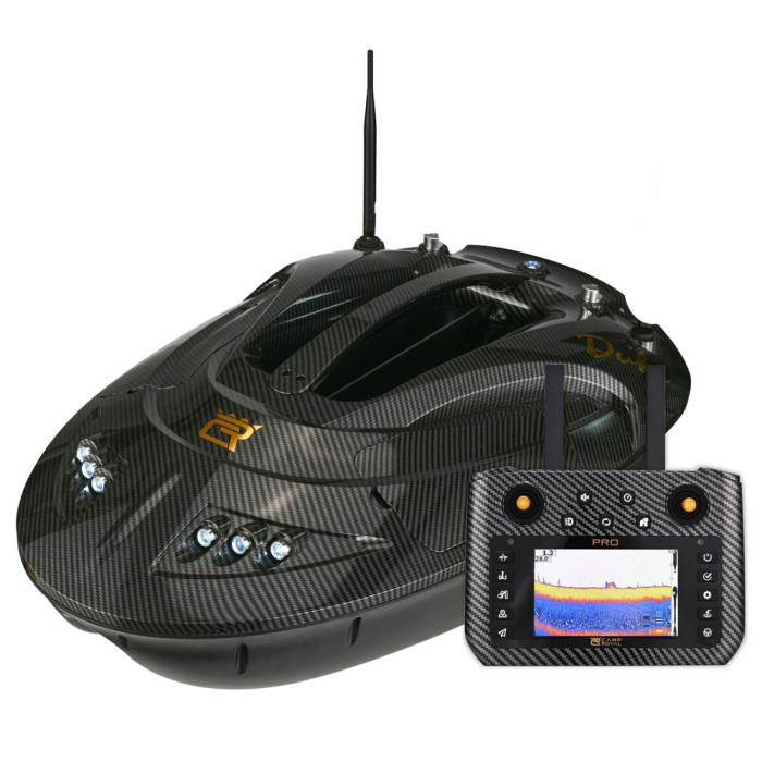 GPS návnadová loď s přesnou navigací, vestavěný sonar pro vyhledávání ryb, automatické zakrmování a návrat, snadné nalezení ryb a vyšší úspěšnost lovu  2️⃣