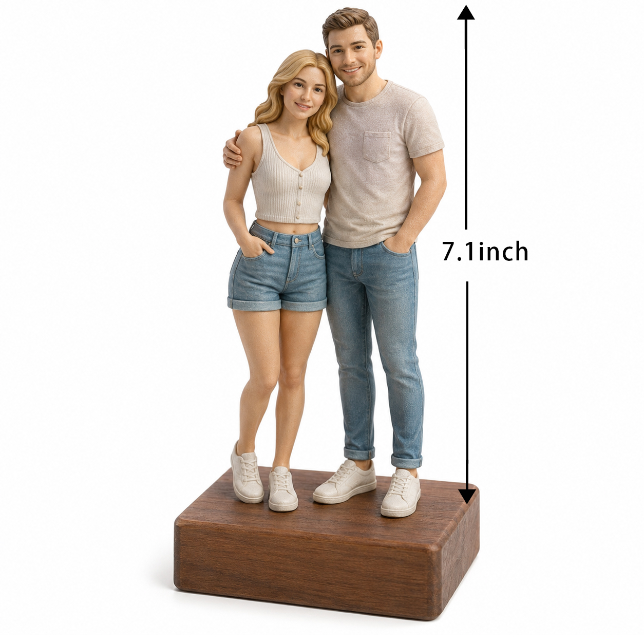 Personalized Wedding Cake Topper Figurine from Photo | Bride and Groom Keepsake