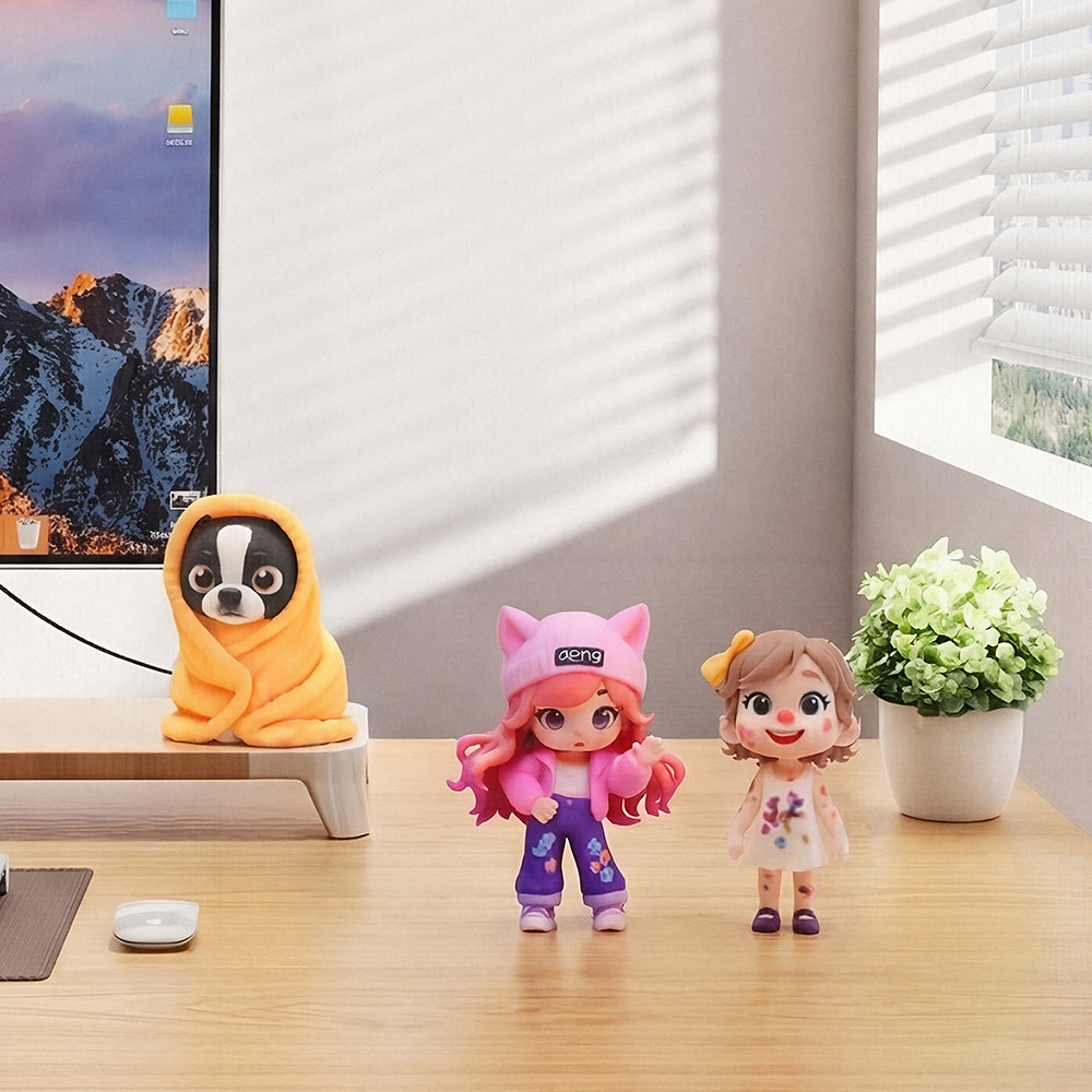 Custom AI 3D Figure Personalized Ultra Detailed Adorable Memorial Present Memorial Gift Idea For Anniversary