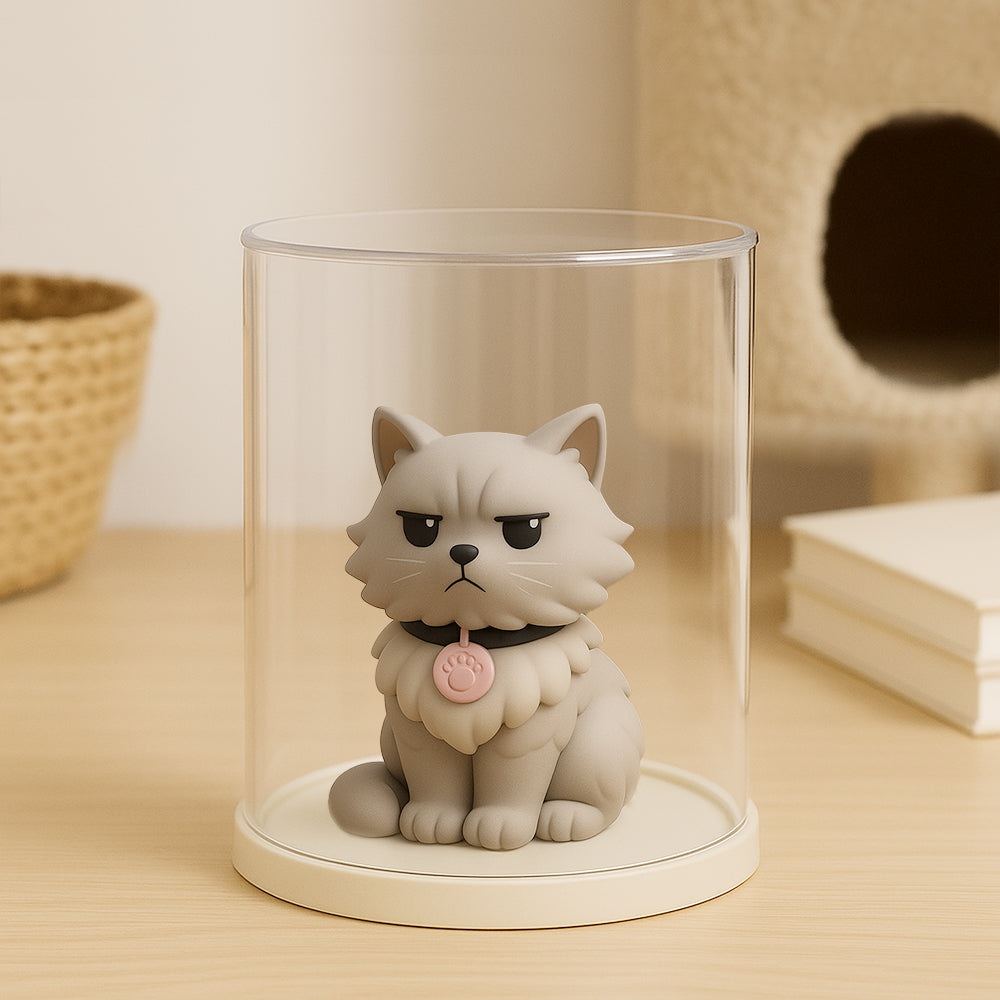 Custom 3D Action Figure with Display Case - The Ultimate Mini-You Gift