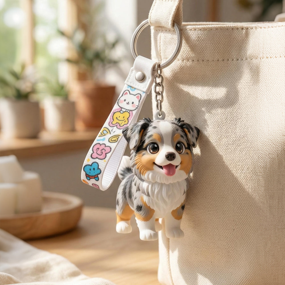 Custom 3D Pet Figure Keychain & Bag Charm - Take Them Everywhere