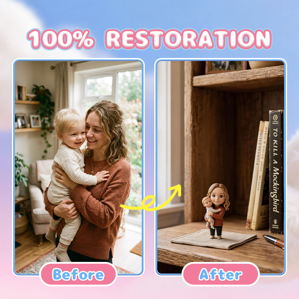 The Ultimate Mother's Day Gift: Custom 3D Photo Figurine Giftbox