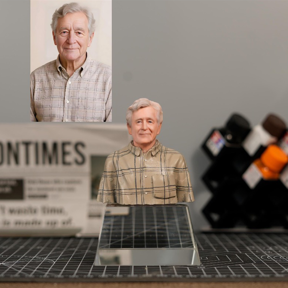 3D Printed Bust Statue
