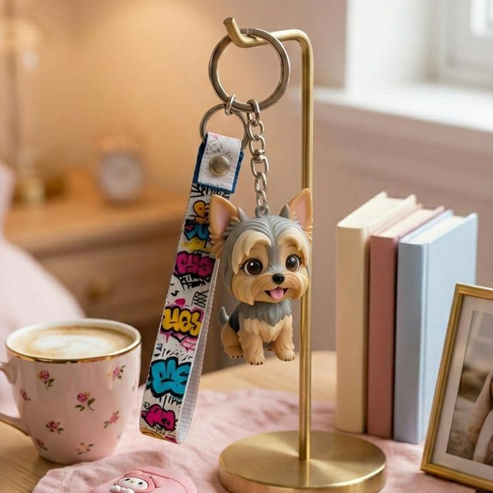 Custom 3D Pet Figure Keychain & Bag Charm - Take Them Everywhere