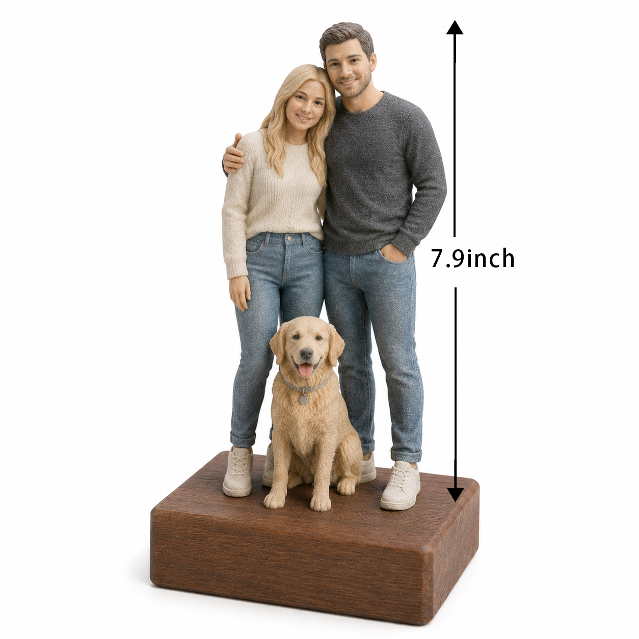 Personalized Wedding Cake Topper Figurine from Photo | Bride and Groom Keepsake
