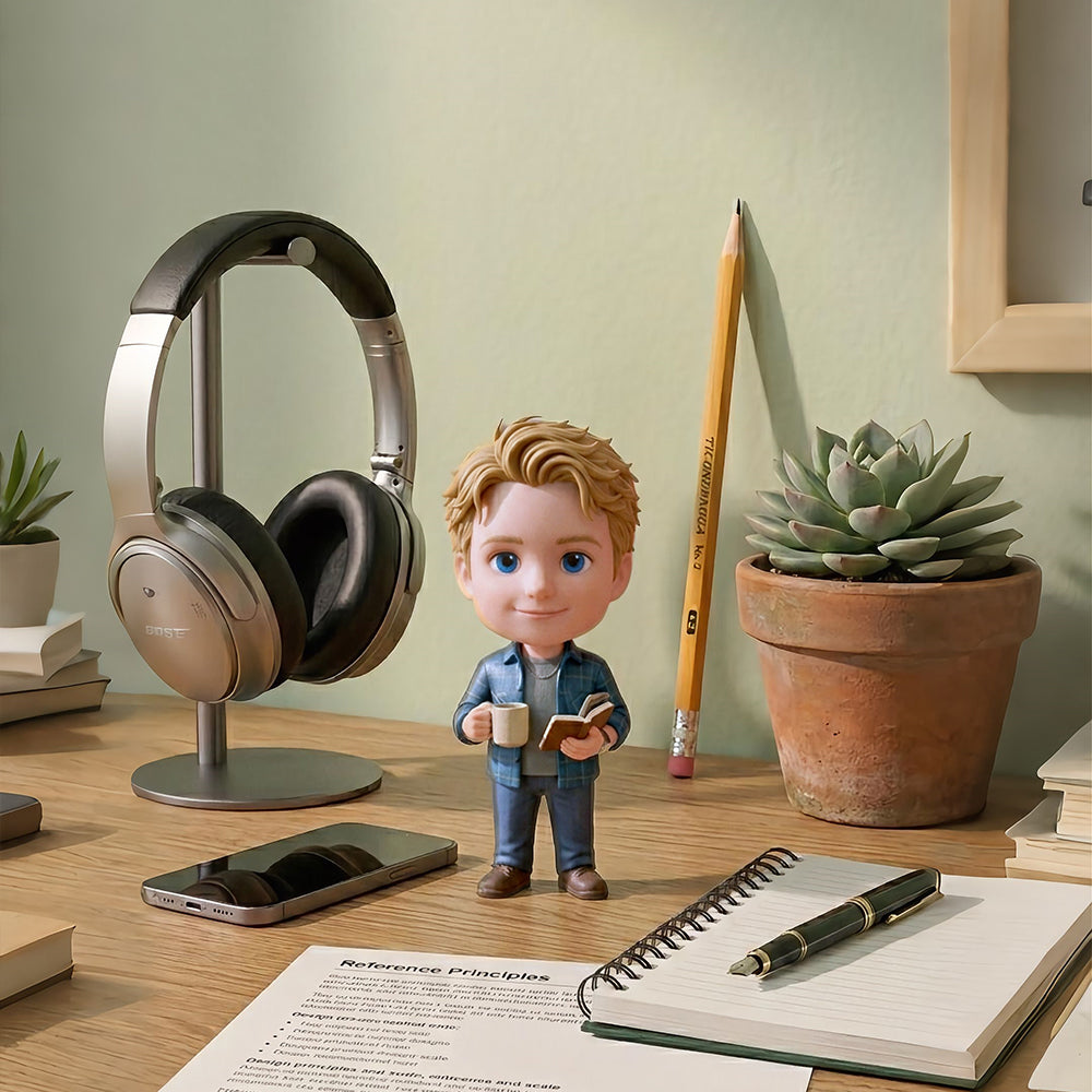 Custom 3D Figurine Gift Box: Premium Personalized Statue Set