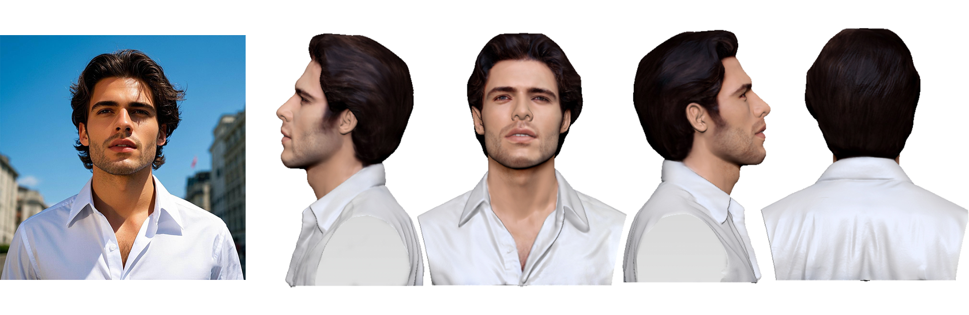 Custom 3D Half Body Sculpture from Photo | Prinyou