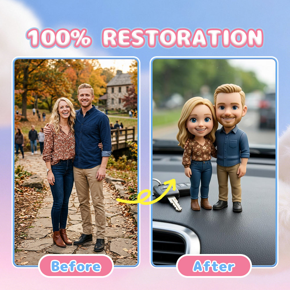 Custom Couple Action Figures - Unique Anniversary & Valentine Gift