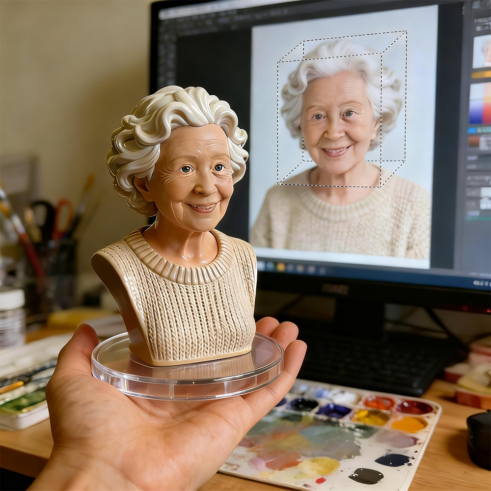 3D Printed Bust Statue