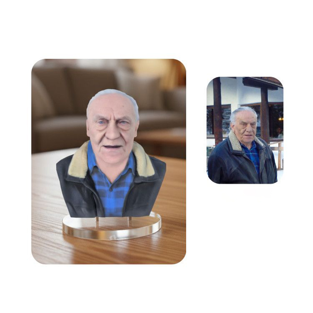 3D Printed Bust Statue