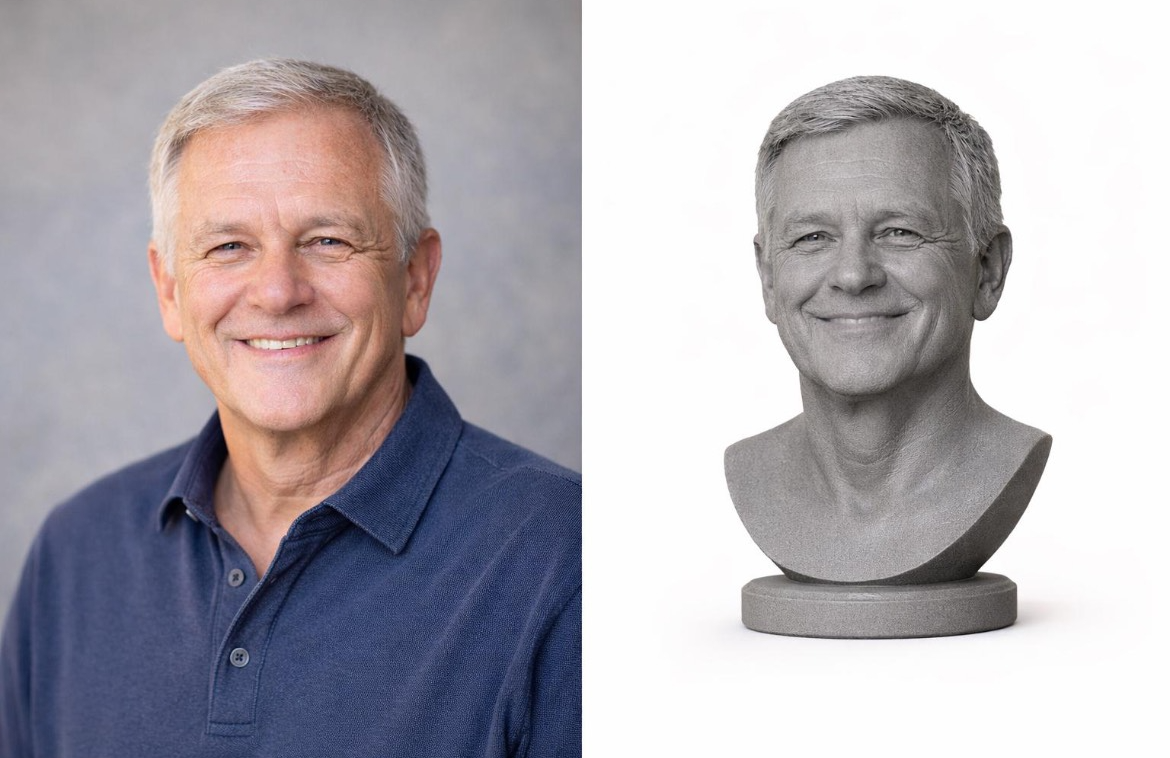 Custom 3D Half Body Sculpture from Photo-PrinYou