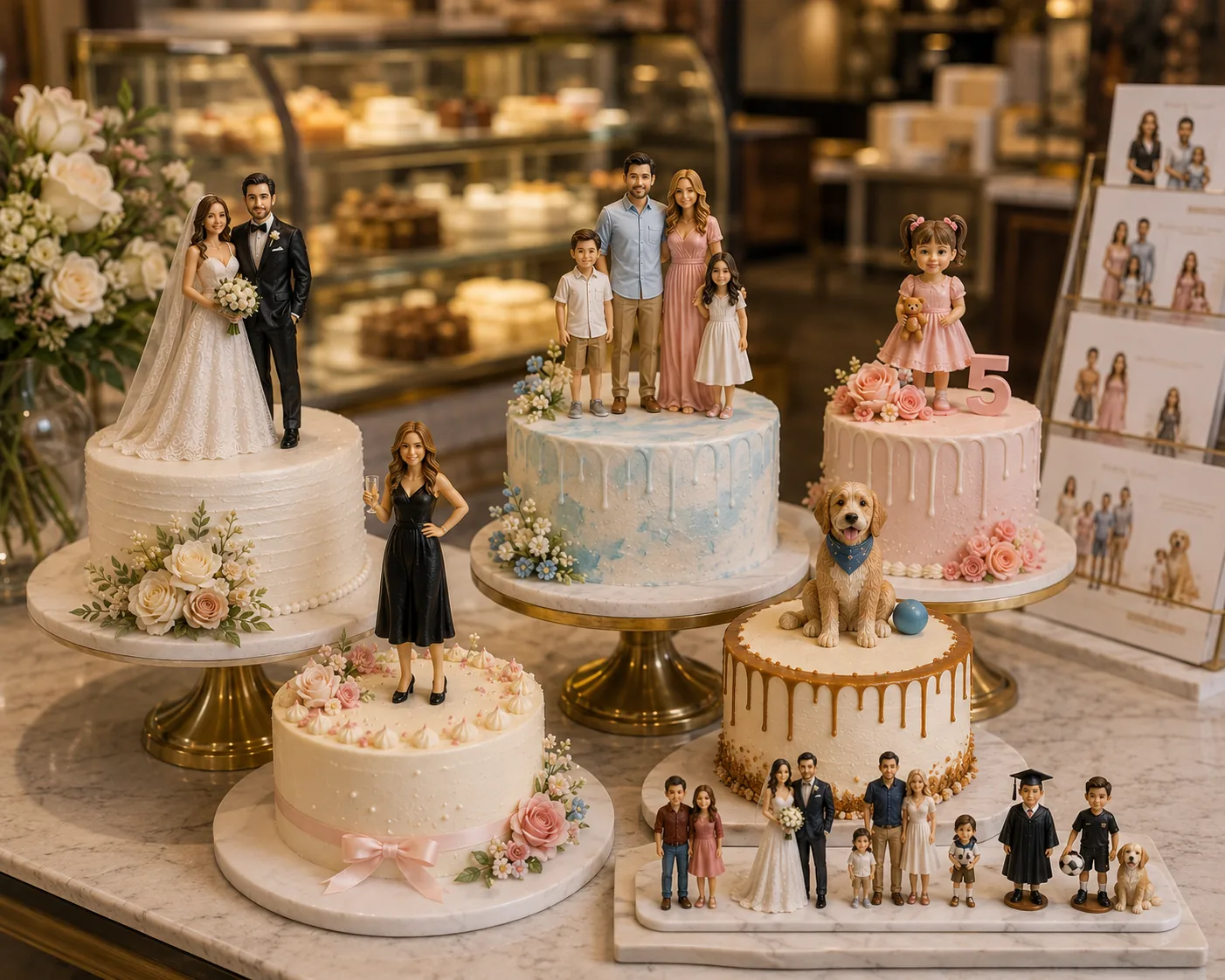Cake topper catalog range for different occasions