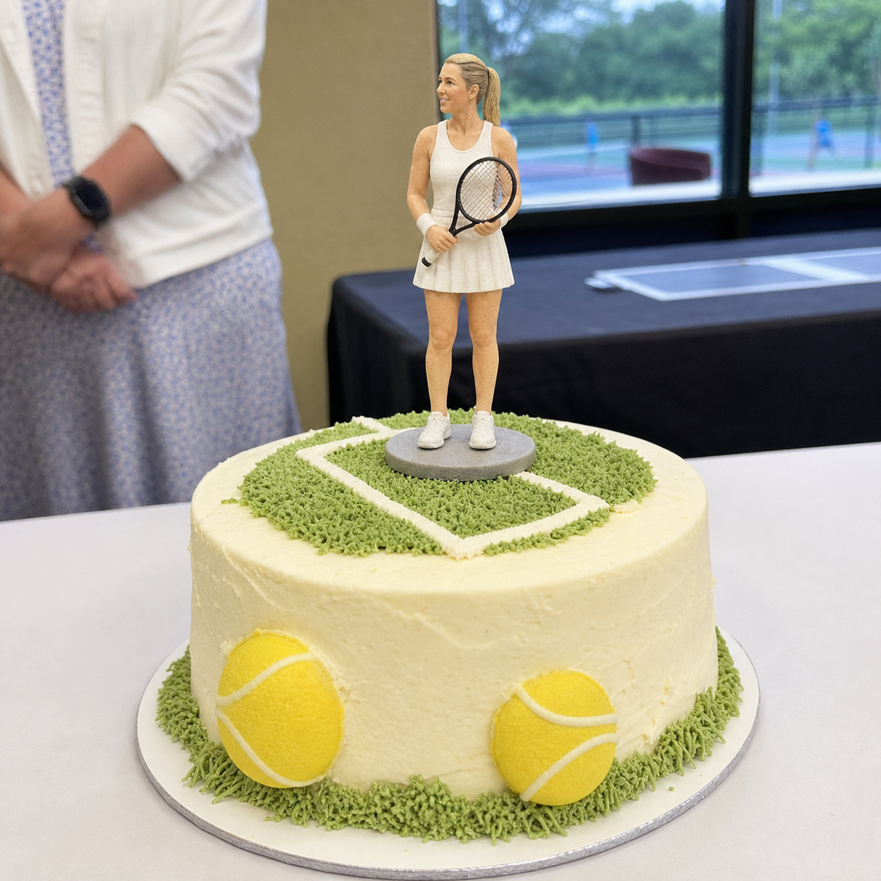 Custom birthday cake decoration figurine made from one photo